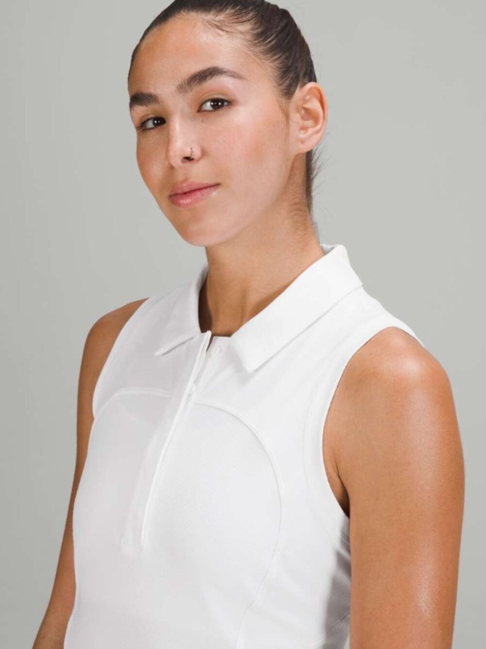 Lululemon Quick-Drying Sleeveless Polo Shirt, Size 10 - Picture 2 of 6